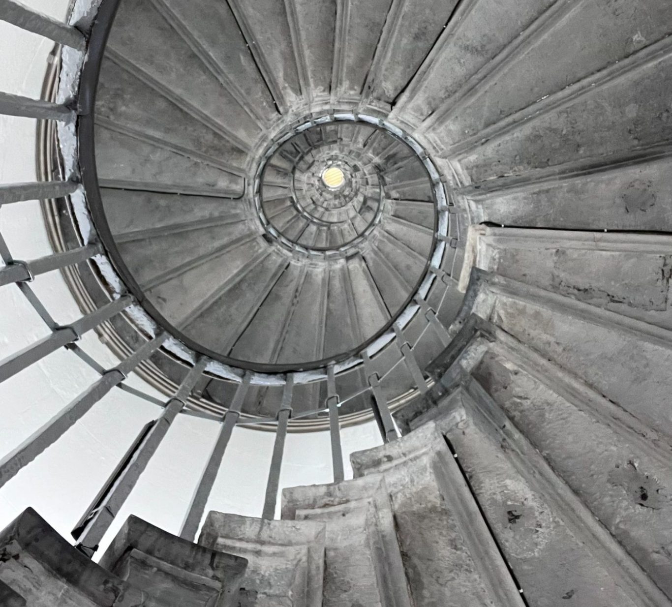 18th Century Stone Spiral Staircase within The Monument, London